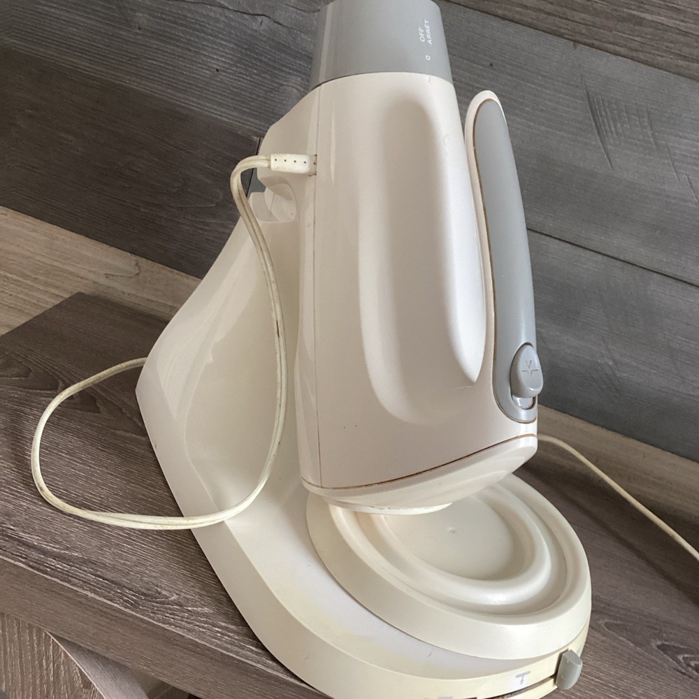 Sunbeam Mixmaster Model 2366 Electric Stand Mixer Head and Base White Tested